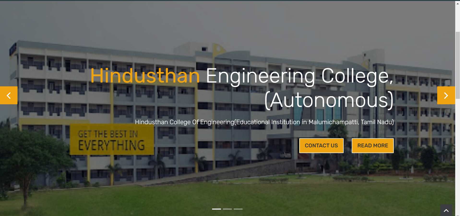 Hindusthan Autonomous Engineering College Management Web Portal
