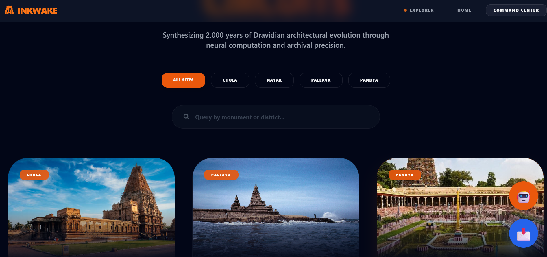 GoSouthIndia AI-powered Dravidian temple architecture explorer